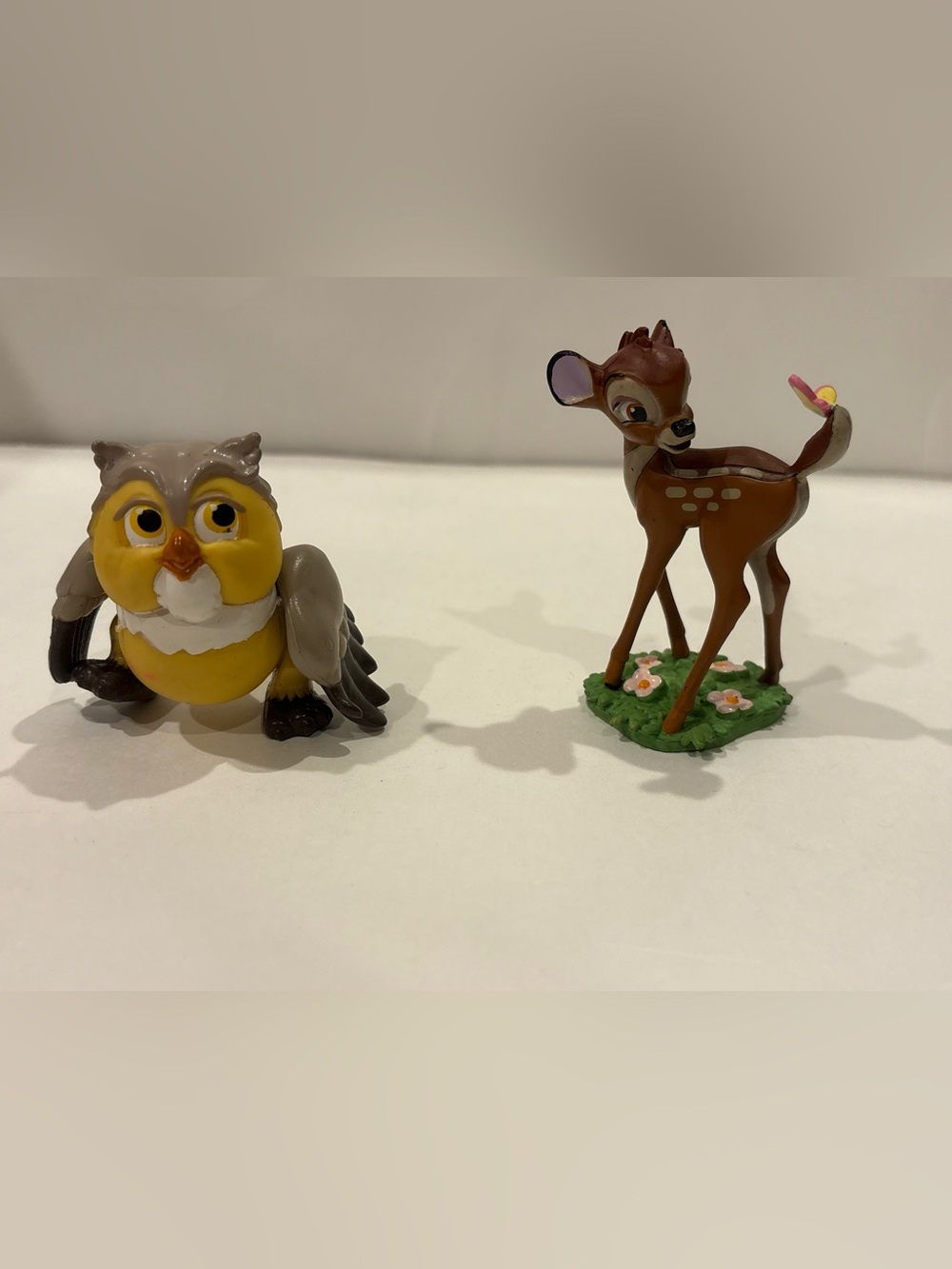 Disney Bambi and Owl Figures